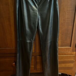 Black Leather Pants